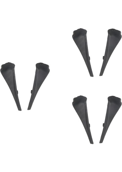 6x Ön Cam Silecek Kolu Kovl Yan Trim Kapak Nissan Xtrail Xtrail T32 Rogue 2014-2020 Için Su Deflektör Plakası (Yurt Dışından)