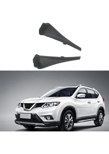 6x Ön Cam Silecek Kolu Kovl Yan Trim Kapak Nissan Xtrail Xtrail T32 Rogue 2014-2020 Için Su Deflektör Plakası (Yurt Dışından) fırsatları