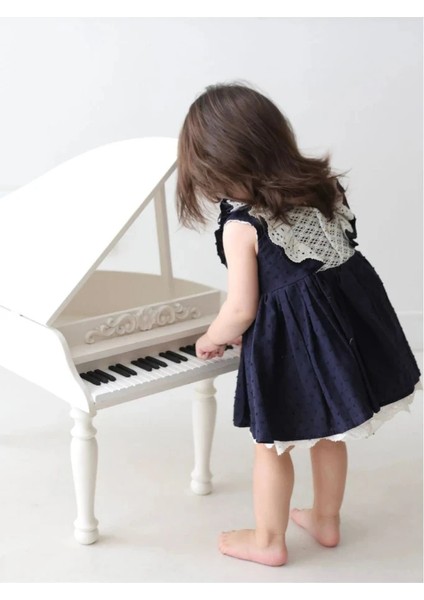 Lema Bandanalı Kız Bebek Elbise