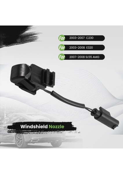 Sol Veya Sağ Ön Cam Yıkayıcı Püskürtücü Nozul Jet 2308600347 Mercedes -Benz C E Sl Slk -Sınıfı W203 W211 R230 R171 (Yurt Dışından) fiyatları