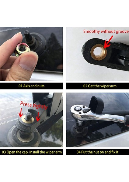 3x Arka Silecek Kol Bıçağı Düzeneği - Jeep Wrangler Için Jk 2007-2016 (Yurt Dışından) fiyatları