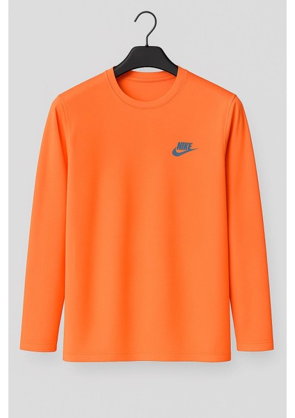 Erkek Premium Spor Uzun Kollu Tişört – Turuncu Performans Training fiyatları