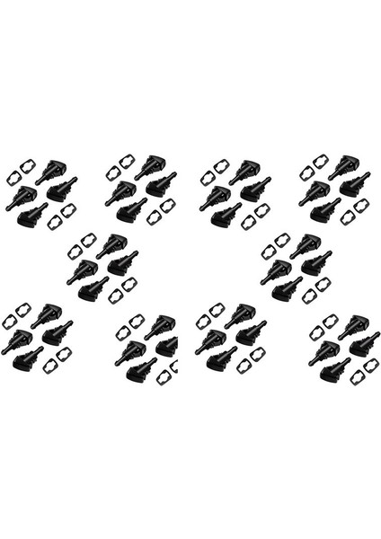 40 Paket Ön Cam Yıkayıcı Nozulları Silecek Sprey Kiti Chrysler Dodge Ram 5116079AA 4805742AB 5303833AA (Yurt Dışından)