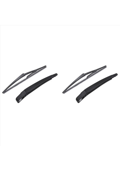 4pcs Araba Ön Cam Arka Cam Silecek 12 Inç Arka Silecek Bıçağı ve Kol Seti Nissan Qashqai Dualis J10 J11 2006-2019 (Yurt Dışından)