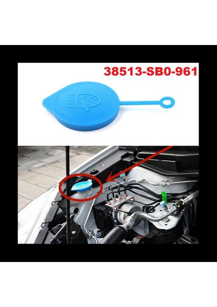 Honda Civic City Crv Crx Fıt 38513SB0961 38513-SB0-961 Için 3x Ön Cam Silini Yıkayıcı Sıvı Rezervuar Depk Kapağı (Yurt Dışından) indirimleri