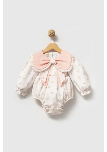 Lana Kız Bebek Çıtır Çiçek Desenli Romper Tulum fiyatları