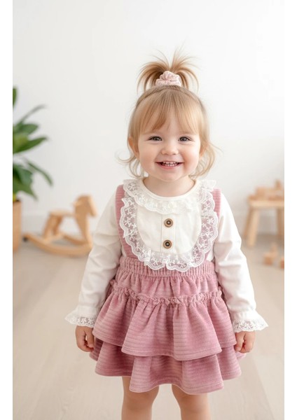 Linda Kız Bebek Salopet Takımı indirimleri