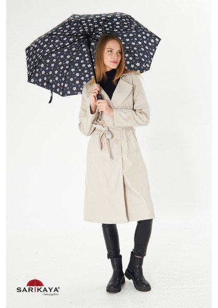 Tam Otomatik Siyah Kadın Şemsiye, Şık ve Hafif Koruma