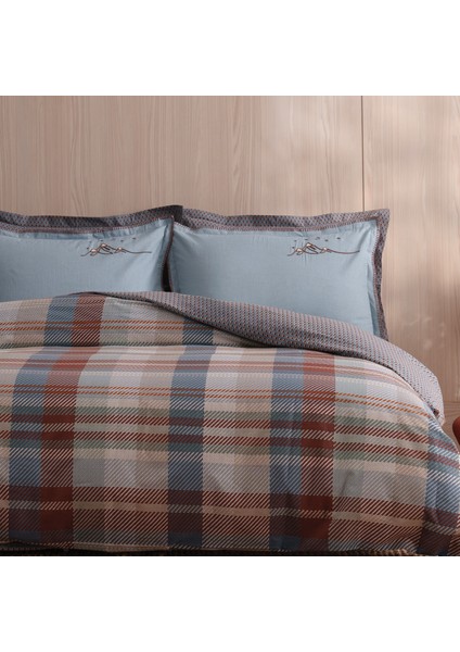 Haus Çift Kişilik Ranforce Nevresim Takımı – Mavi modelleri