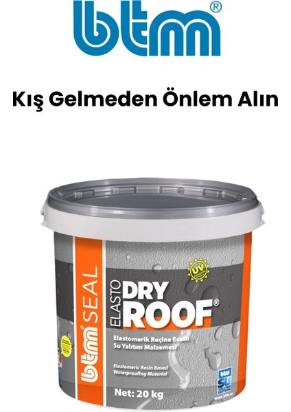 Seal Elasto Dry Roof Reçine Esaslı Su Yalıtım Malzemesi 20 kg fiyatları