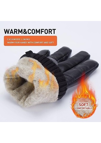 Bıson Denım Hakiki Deri Dokunmatik Eldiven – Smartphone Uyumlu fiyatları