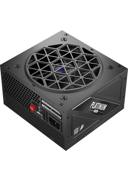 NGDP 1000W 80+ Platinum ATX3.0/PCle 5.0 Japon Kapasitör Full Modüler APFC 10 Yıl Garantili Siyah Güç Kaynağı
