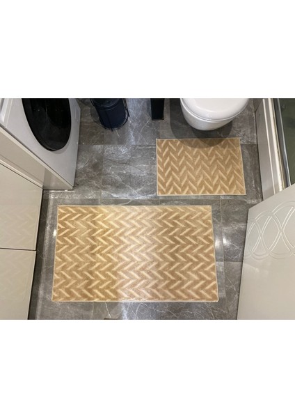 Banyo Paspas Takımı ( Klozet Takımı ) Kaydırmaz Taban