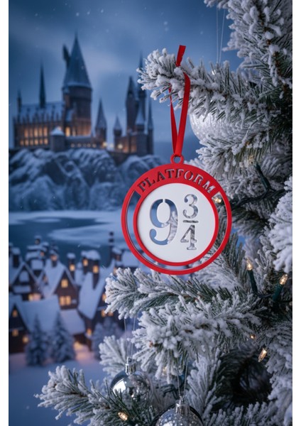 Harry Potter Platform 9 ¾ Yılbaşı Ağacı Süsü | Christmas Noel Dekoratif Yeni Yıl Hediyesi fiyatları