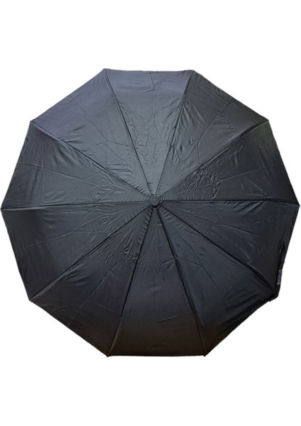 10 Telli 3 Kırmalı Otomatik Şemsiye Siyah Rüzgar Koruyucu indirimleri