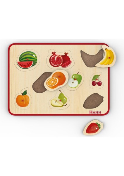 Renkli Ahşap Eğitici Yapboz Meyve Temalı, Çocuklar Için Eğlenceli ve Öğretici Oyun fiyatları