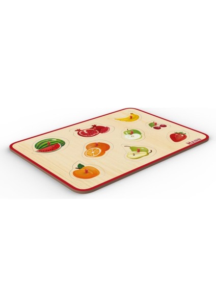 Renkli Ahşap Eğitici Yapboz Meyve Temalı, Çocuklar Için Eğlenceli ve Öğretici Oyun fırsatları