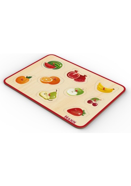 Renkli Ahşap Eğitici Yapboz Meyve Temalı, Çocuklar Için Eğlenceli ve Öğretici Oyun indirimleri