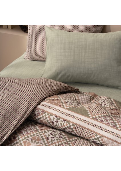 Holmen Çift Kişilik Polycotton Nevresim Takımı - Kiremit fiyatları