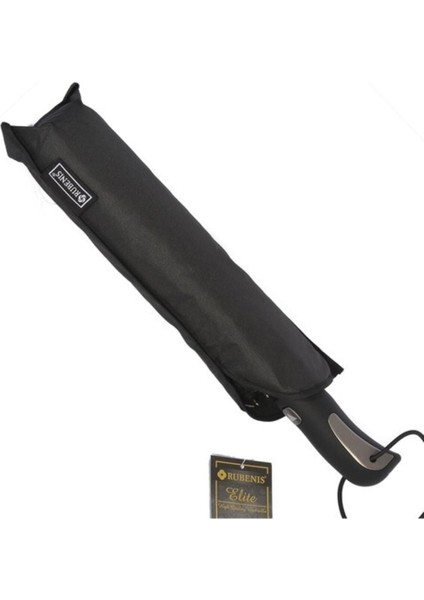 Şık ve Kullanışlı 3 Kırmalı Otomatik Siyah Şemsiye, Pratik ve Dayanıklı Tasarım