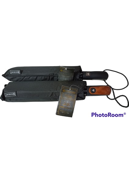 Şık ve Kullanışlı 3 Kırmalı Otomatik Siyah Şemsiye, Pratik ve Dayanıklı Tasarım