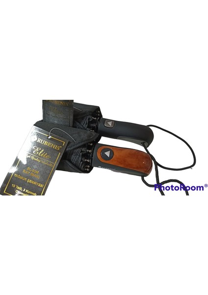 Şık ve Kullanışlı 3 Kırmalı Otomatik Siyah Şemsiye, Pratik ve Dayanıklı Tasarım