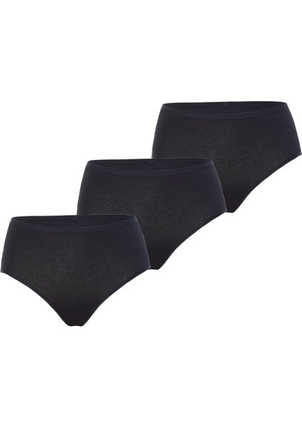 Kadın Külot 3'lü Paket Essential 1577 - Siyah