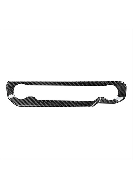 Gerçek Karbon Fiber Çıkartma Arabası Merkezi Kontrol Yıldız Düğmesi Panel Ford Mustang Gt 2024 2025 Için Iç Kaplama (Yurt Dışından)