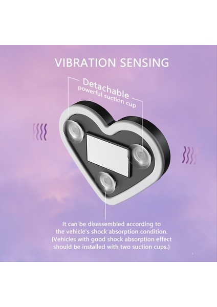 Araba LED Ortam Işığı Aşk Kalp Güneş Araç Neon Üçgen Veya Arka Pencere Buz Mavisi Işık (Yurt Dışından) fiyatları