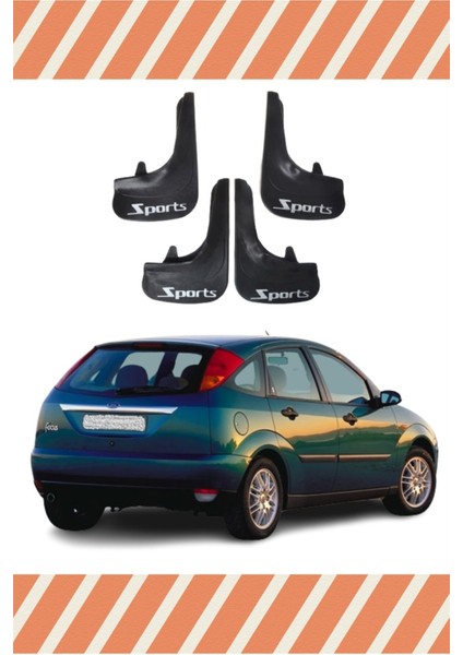 Ford Focus 1 Hb 1998-2004 Sports Yazılı 4'lütozluk Çamurluk Paçalık