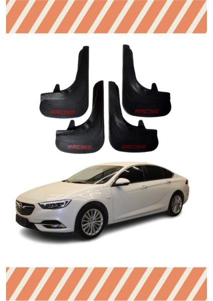 Opel Insignia Tüm Kasalar Racing Yazılı 4'lü Tozluk Çamurluk Paçalık