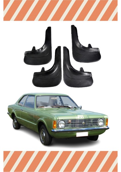 Ford Taunus Uyumlu 4'lü Tozluk Çamurluk Paçalık
