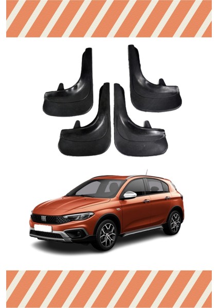 Fiat Egea Cross Tüm Kasalar 4'lü Tozluk Çamurluk Paçalık