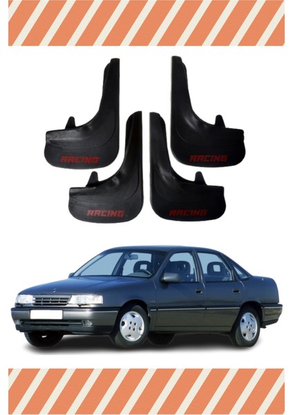 Opel Vectra A Racing Yazılı 4'lü Tozluk Çamurluk Paçalık
