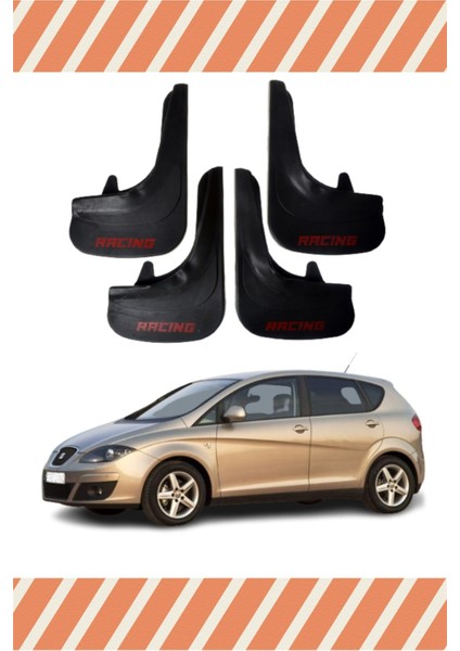 Seat Altea Racing Yazılı 4'lü Tozluk Çamurluk Paçalık