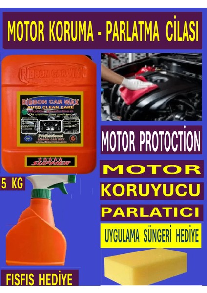 Ribbonwax Rb Motor Protction ( Motor Koruma + Parlatma Cilası ) 5 Lt