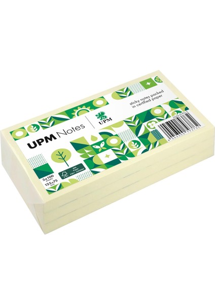 Pastel Sarı 3&apos;lu 100 Yp 125X75