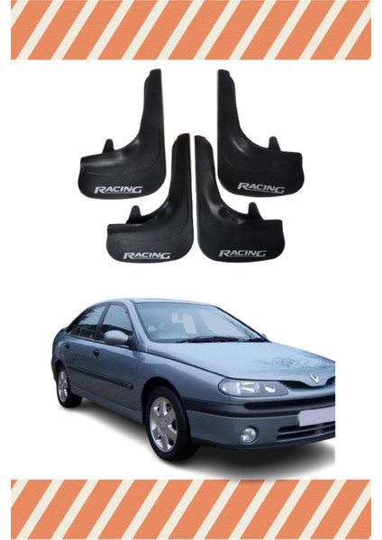 Renault Laguna 1 Racing Yazılı 4'lü Tozluk Çamurluk Paçalık