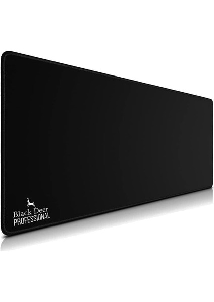 Deer Oyuncu Mouse Pad, Fare Altlığı, Kenar Dikişli, Kaymaz Taban, Ofis Tipi, Pürüzsüz Yüzey, Çalışma Masası Altlığı (90X40 Xl)