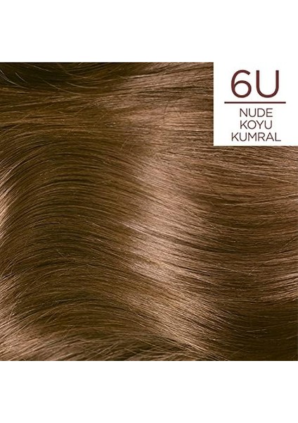 L&apos;oréal Parıs Excellence Creme Nude Renkler Saç Boyası - 6u Nude Koyu Kumral modelleri