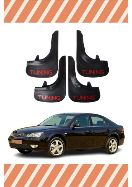 Ford Mondeo 2001-2007 Tunıng Yazılı 4'lü Tozluk Çamurluk Paçalık