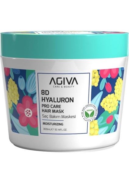 Agıva Care 8d Hyaluron 300ML Saç Maskesi