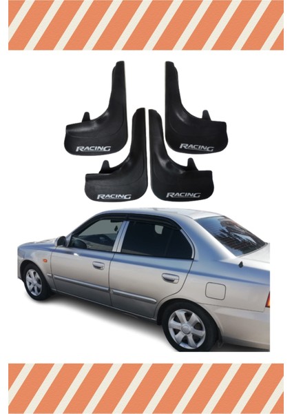 Hyundai Admira Racing Yazılı 4'lü Tozluk Çamurluk Paçalık