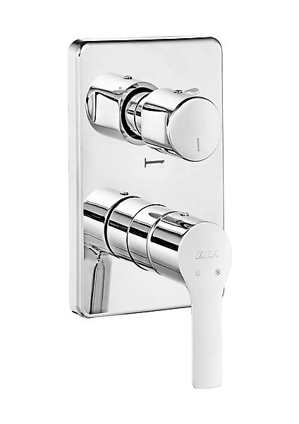 ECA Luna Ankastre Banyo Bataryası Sıvaüstü 3 Yollu - 102167306-K-