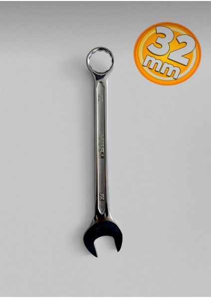 Profesyonel Kombine Anahtar 32 mm Parlak
