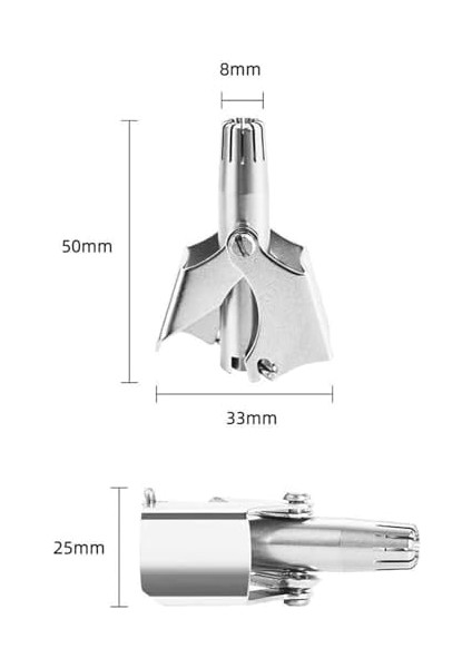 Gaman Paslanmaz Çelik Mini Burun Kıl Alma Makinesi - Mekanik Burun Kıl Alma - Burun Kıl Temizleme Gümüş fiyatları