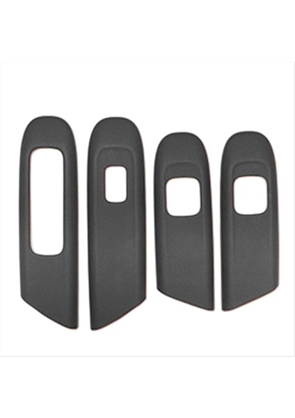 Aksesuarlar Kapı Penceresi Cam Kaldırma Düğmesi Kapak Trim Çerçeve Deri Sticker Mercedes Benz Glc Sınıfı Siyah 23-24 Lhd (Yurt Dışından)