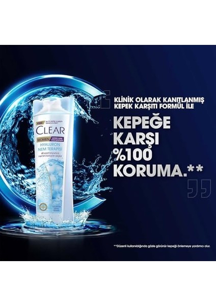 Clear Women Hyaluron Nem Terapisi Şampuan 350 Ml​ modelleri