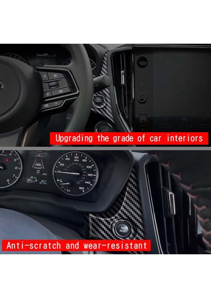 Araba Başlangıç Düğmesi Çerçevesi Tek Dokunuşla Başlat Düğmesi Subaru Forester 2025 Karbon Fiber Lhd Için (Yurt Dışından) modelleri