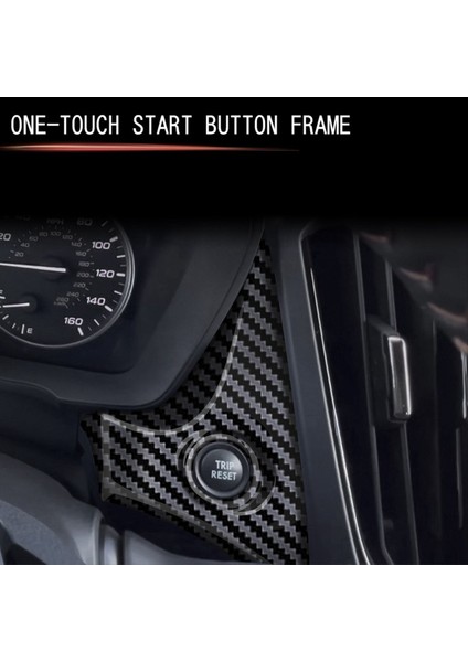 Araba Başlangıç Düğmesi Çerçevesi Tek Dokunuşla Başlat Düğmesi Subaru Forester 2025 Karbon Fiber Lhd Için (Yurt Dışından) indirimleri